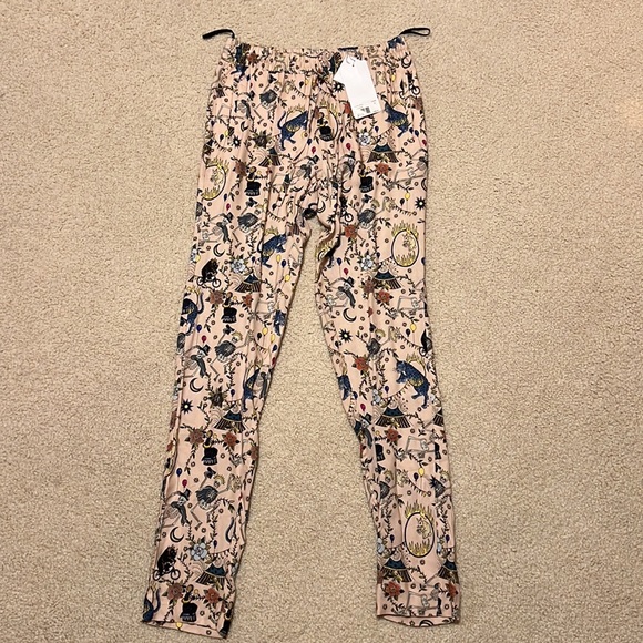 Zadig And Voltaire Parono Circus Print Drawstring Waist - Picture 4 of 11